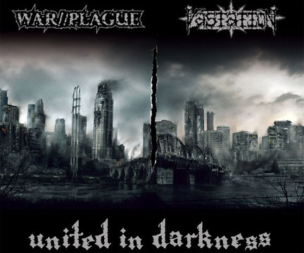 WAR/PLAGUE -VASTATION "United In Darkness" 7" (PE)